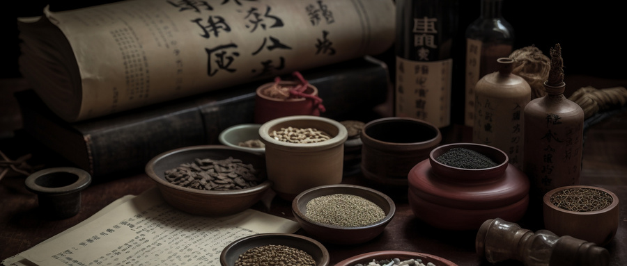 摄图网_600149635_中医诊所内的药材(企业商用).jpg